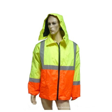 New Type Reflective Safety Coat with Oxford Waterproof